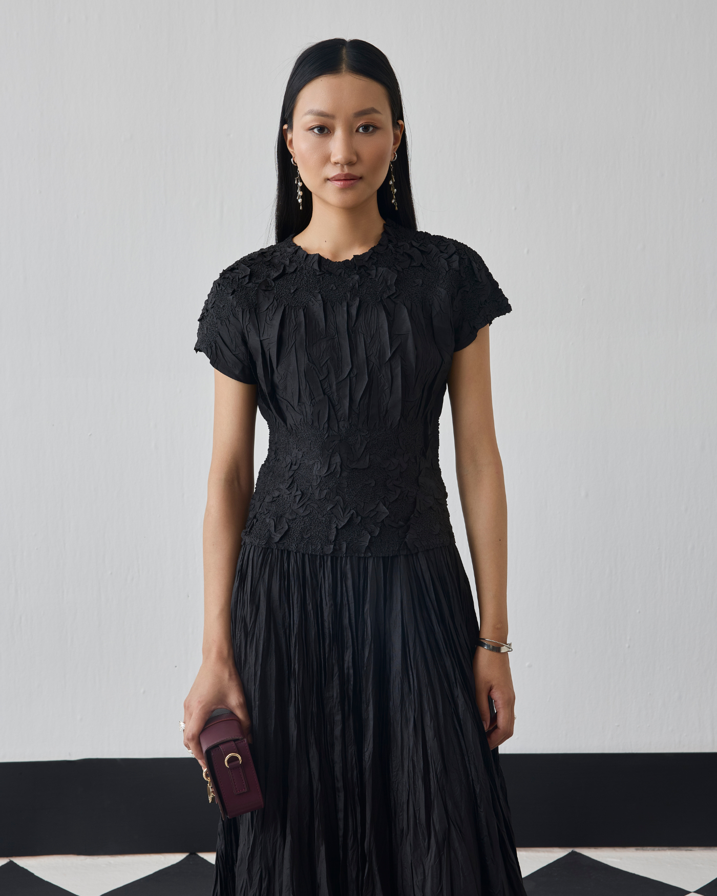 BLACK NILU SKIRT SET