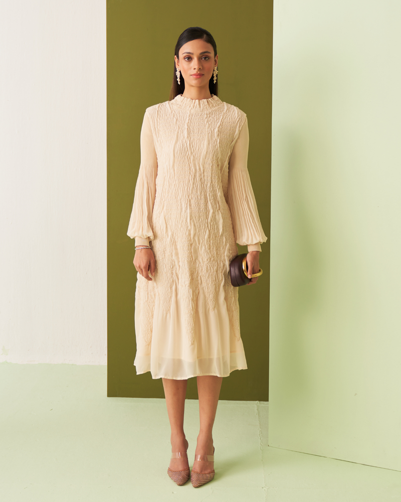 IVORY ASTANA DRESS