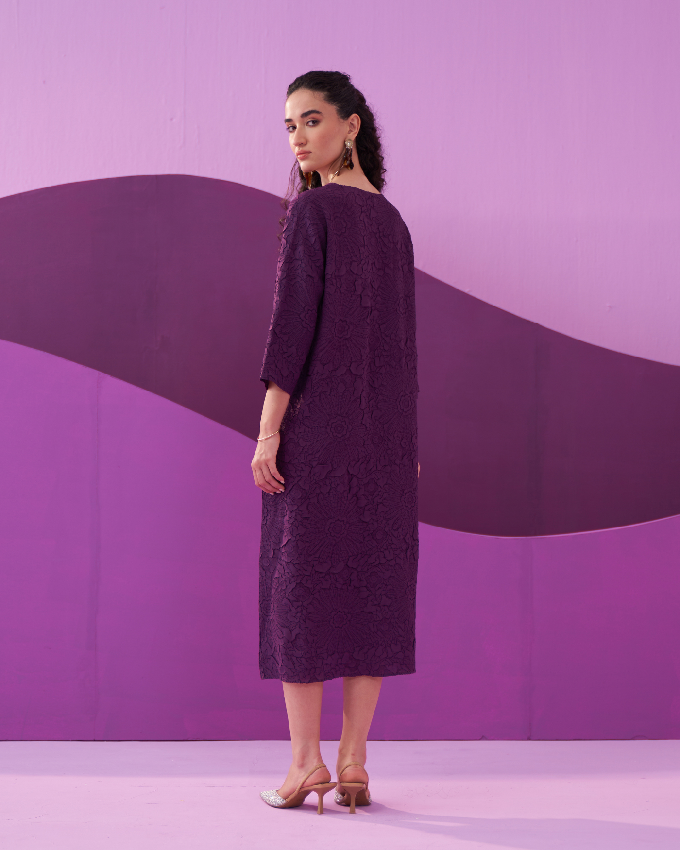 PURPLE CAMPANIA DRESS