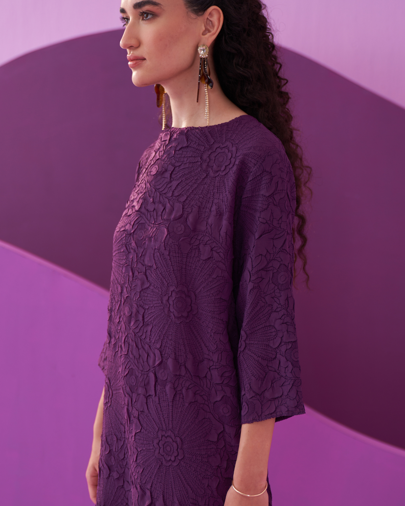 PURPLE CAMPANIA DRESS