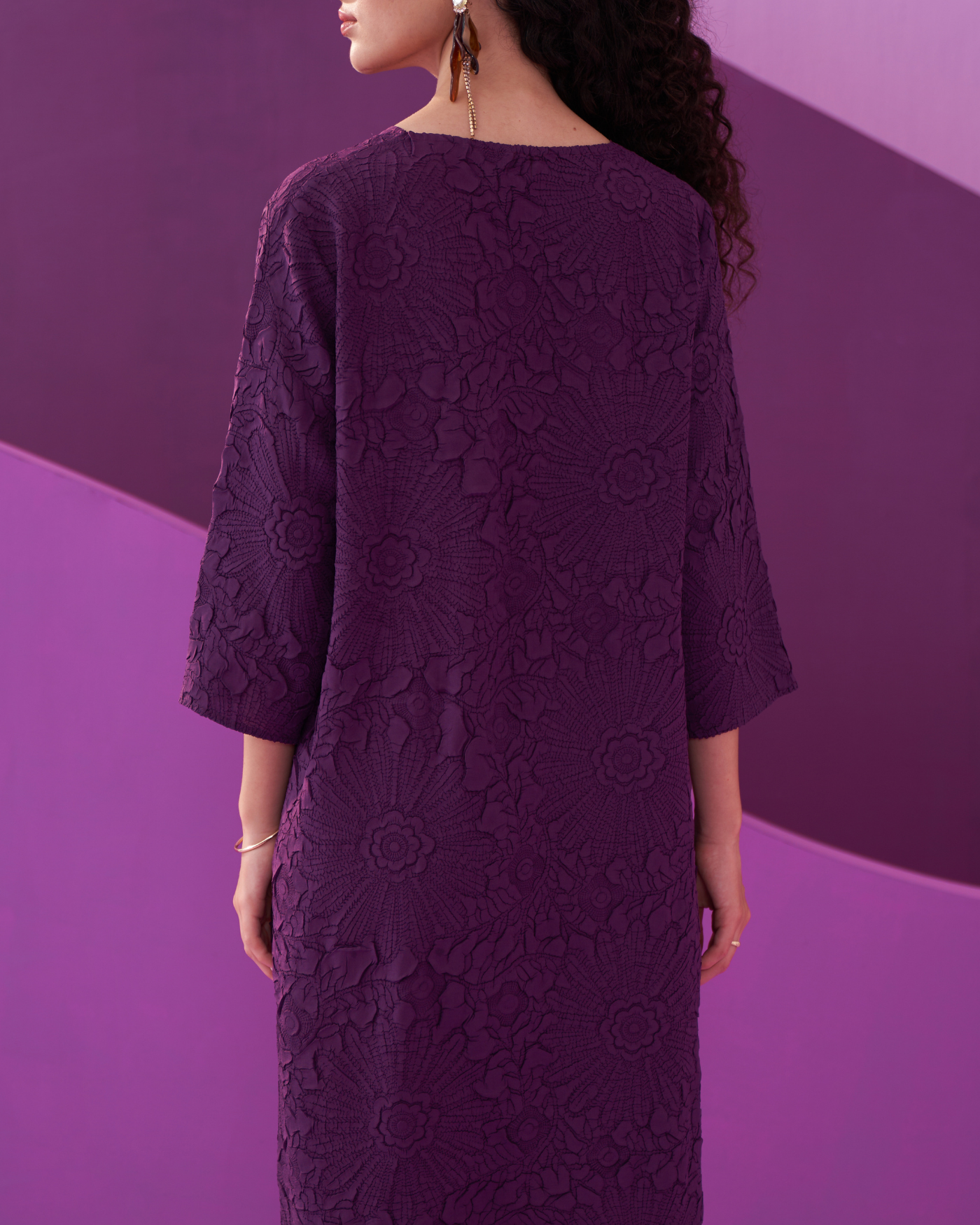 PURPLE CAMPANIA DRESS