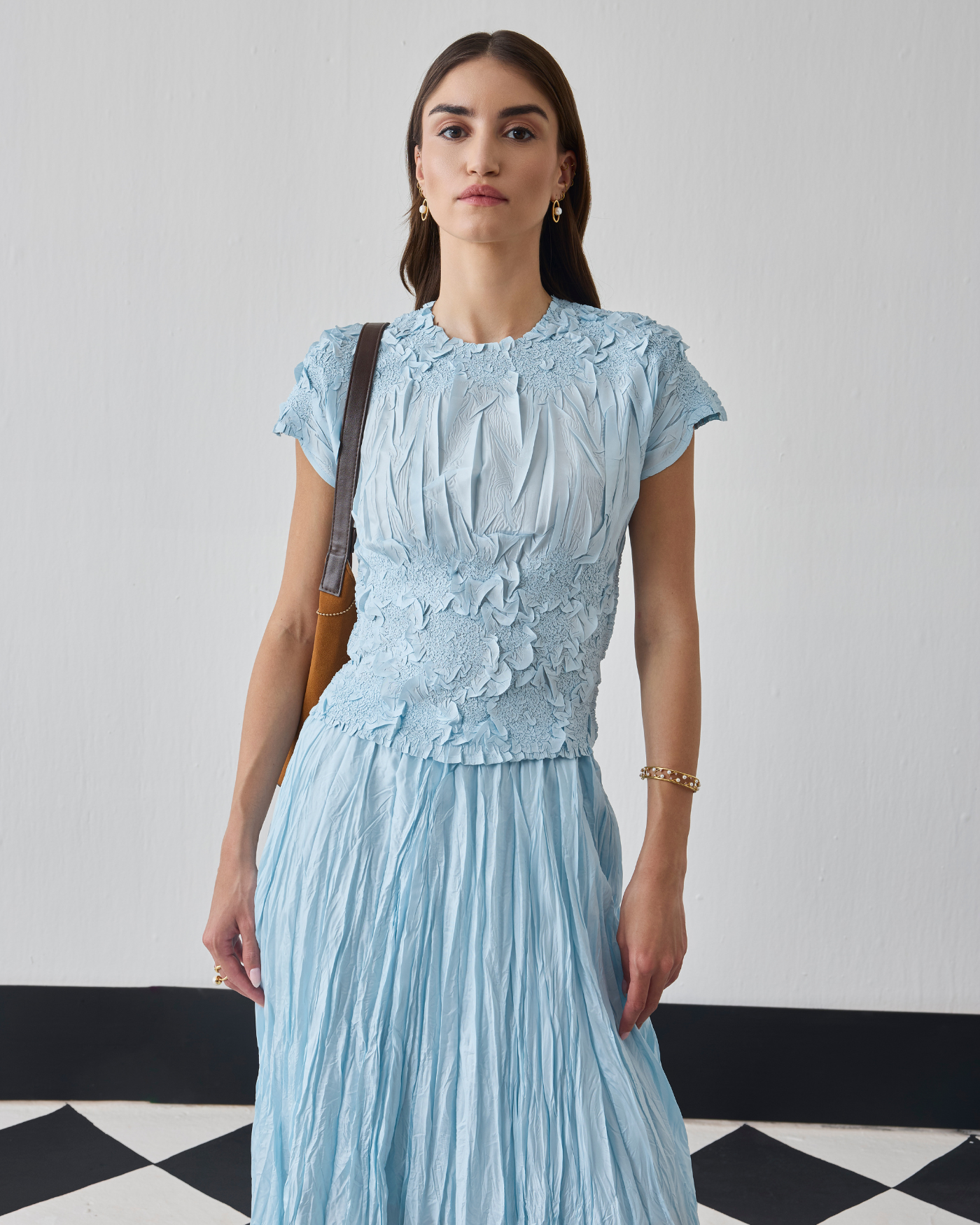 SKY BLUE NILU SKIRT SET