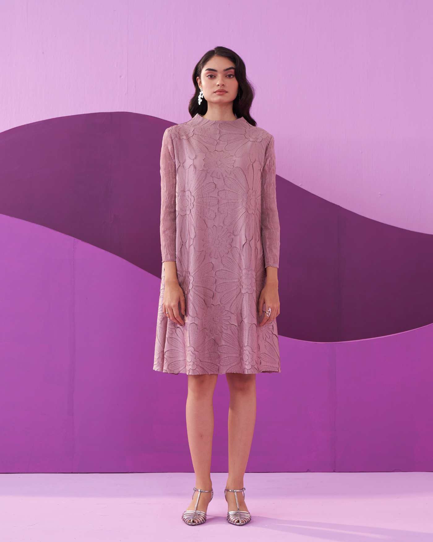 MAUVE MANILA DRESS