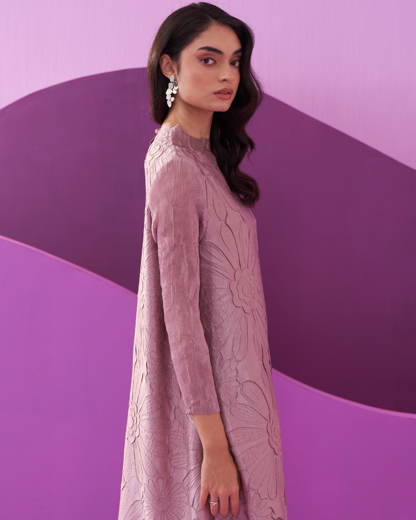 MAUVE MANILA DRESS