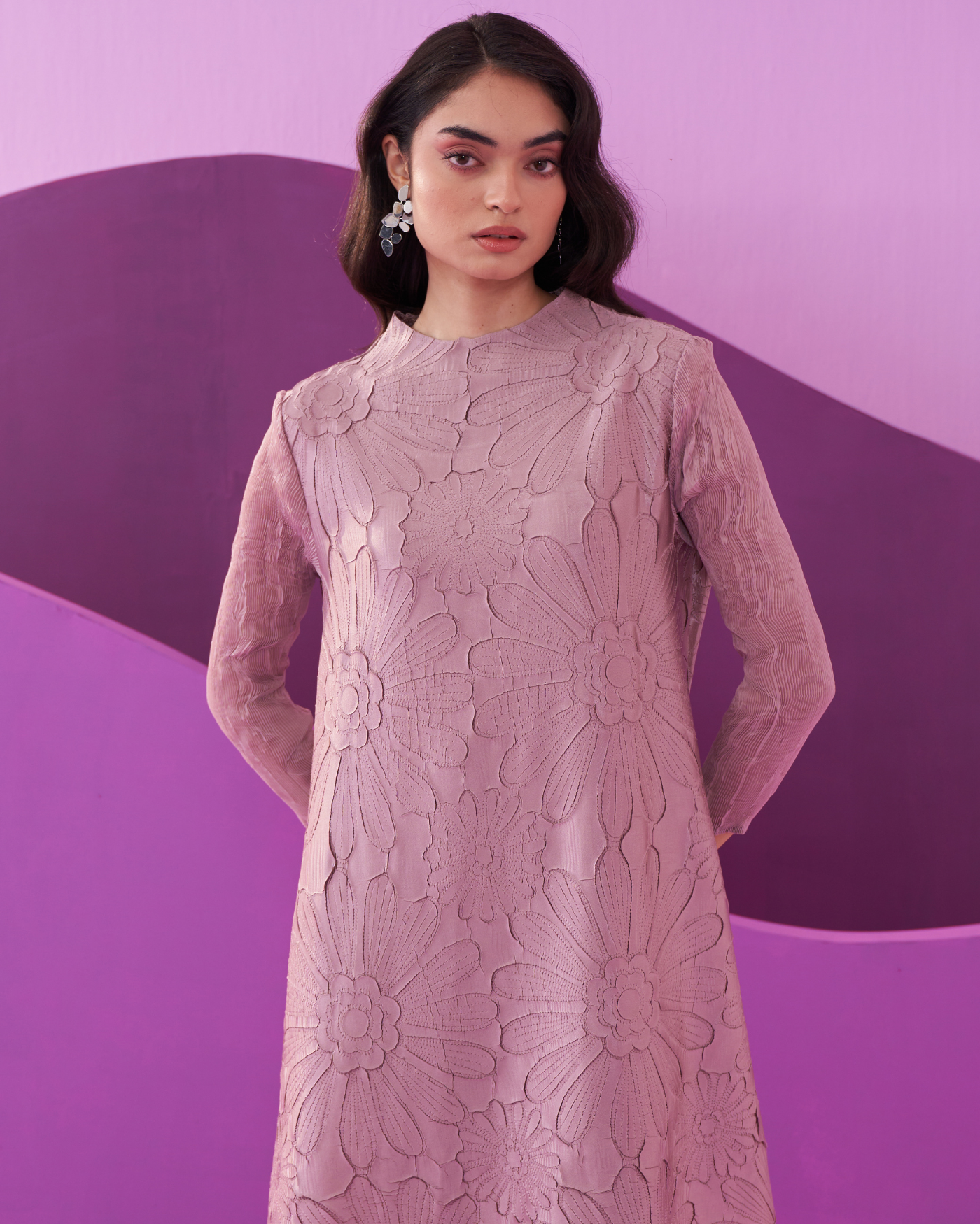 MAUVE MANILA DRESS