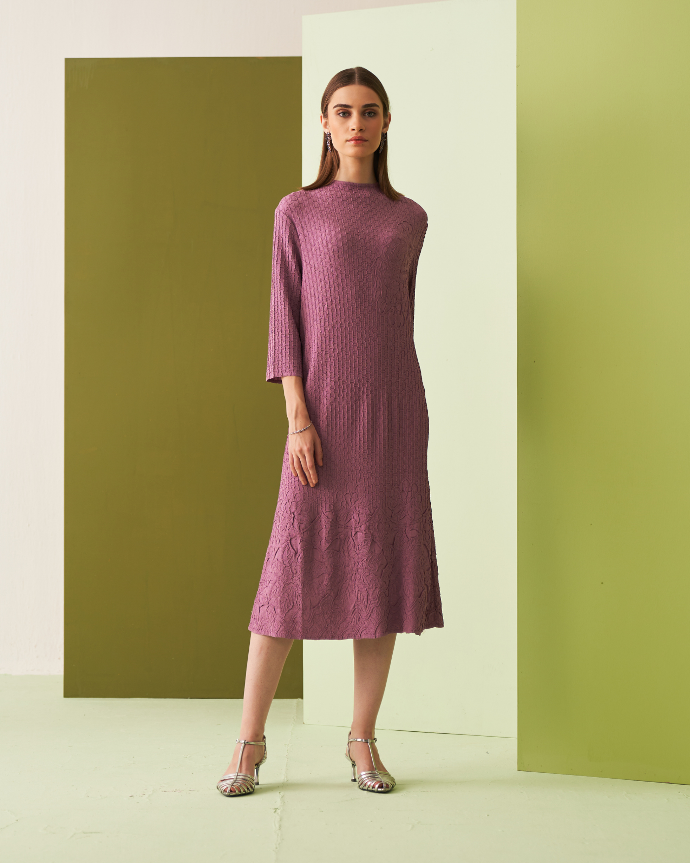 PURPLE LIDO DRESS