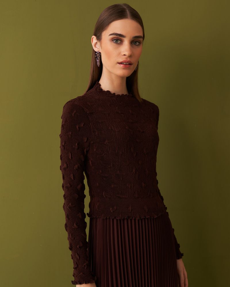 BROWN AUSTI DRESS