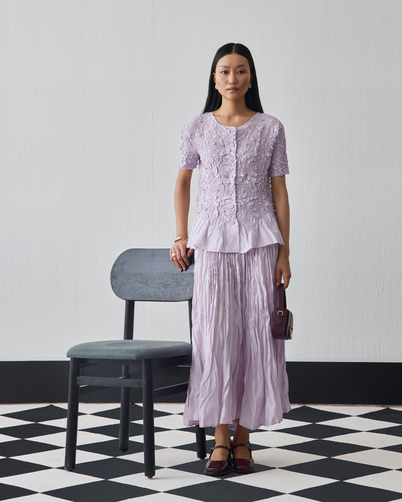 LILAC NOREN SKIRT SET