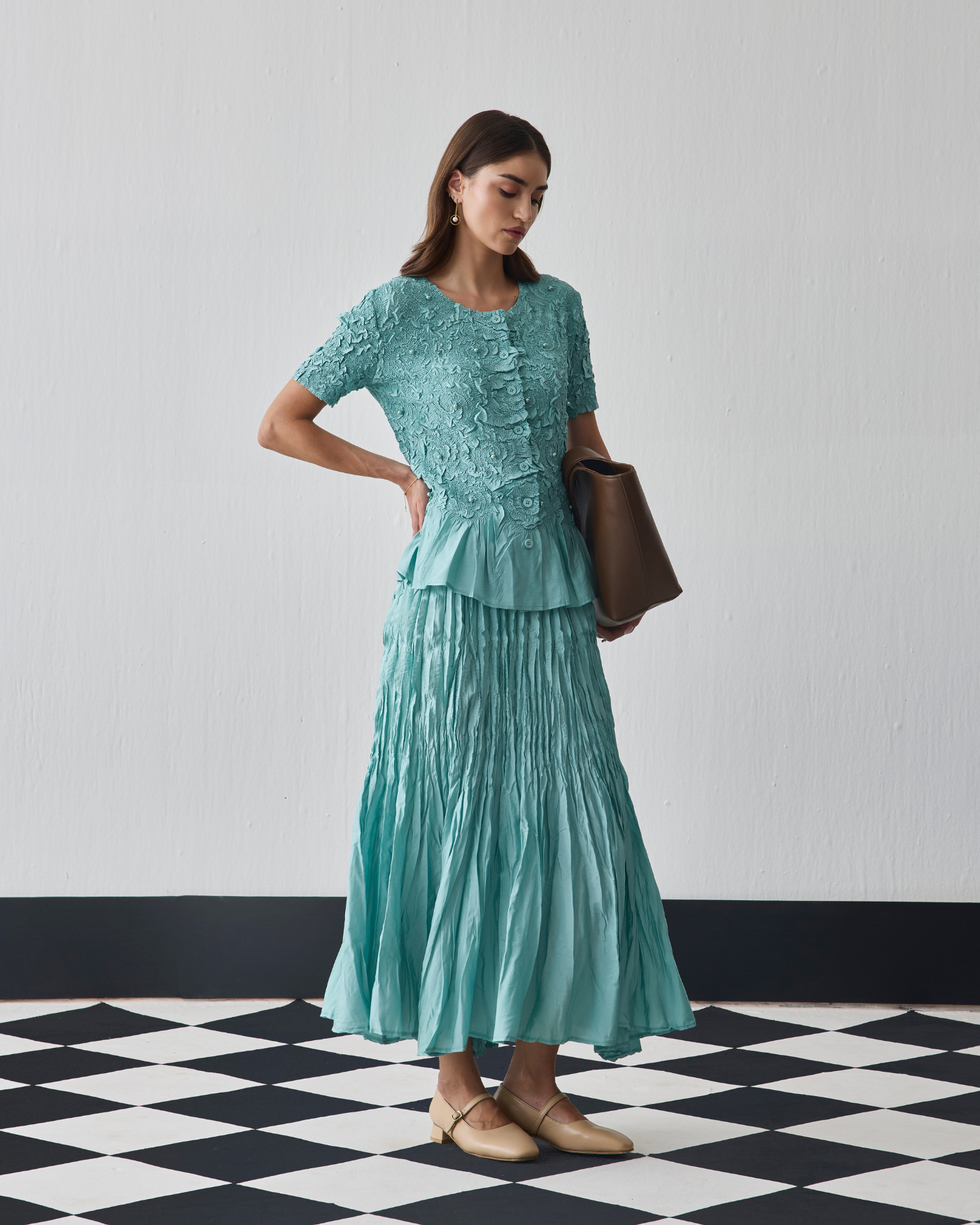 MINT GREEN NOREN SKIRT SET