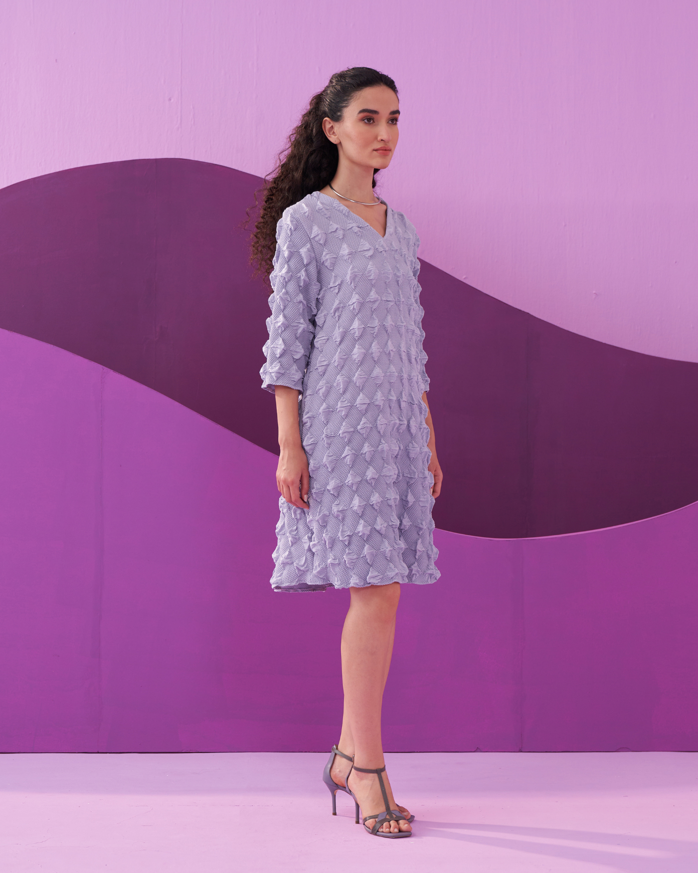 LILAC CANDIA DRESS