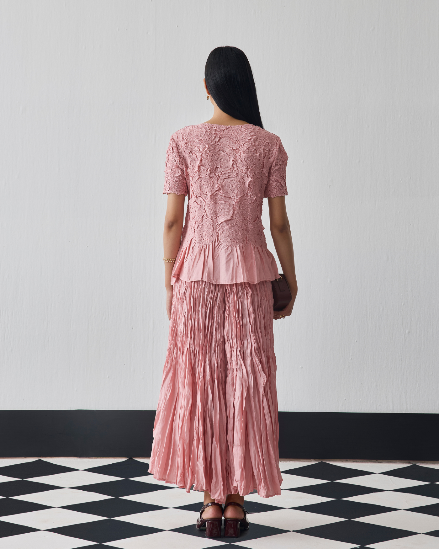 NUDE NOREN SKIRT SET
