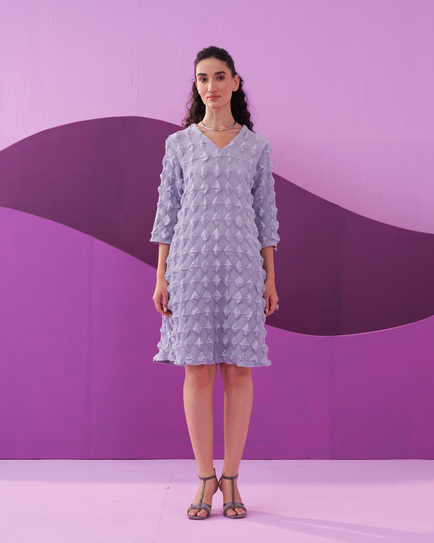 LILAC CANDIA DRESS