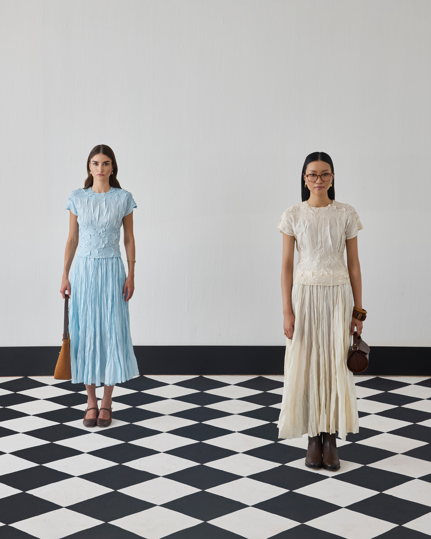 SKY BLUE NILU SKIRT SET