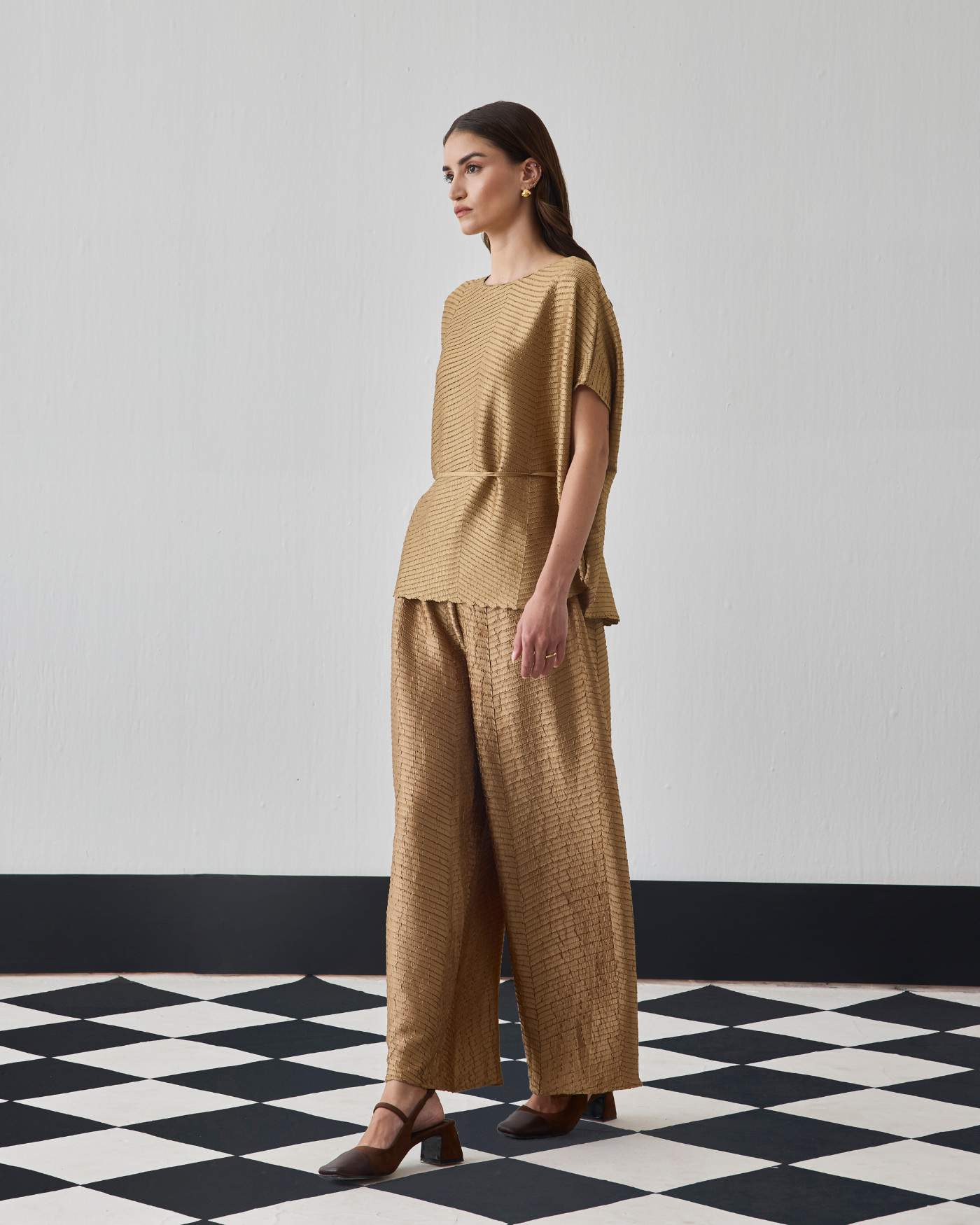 BEIGE ANOK COORD SET