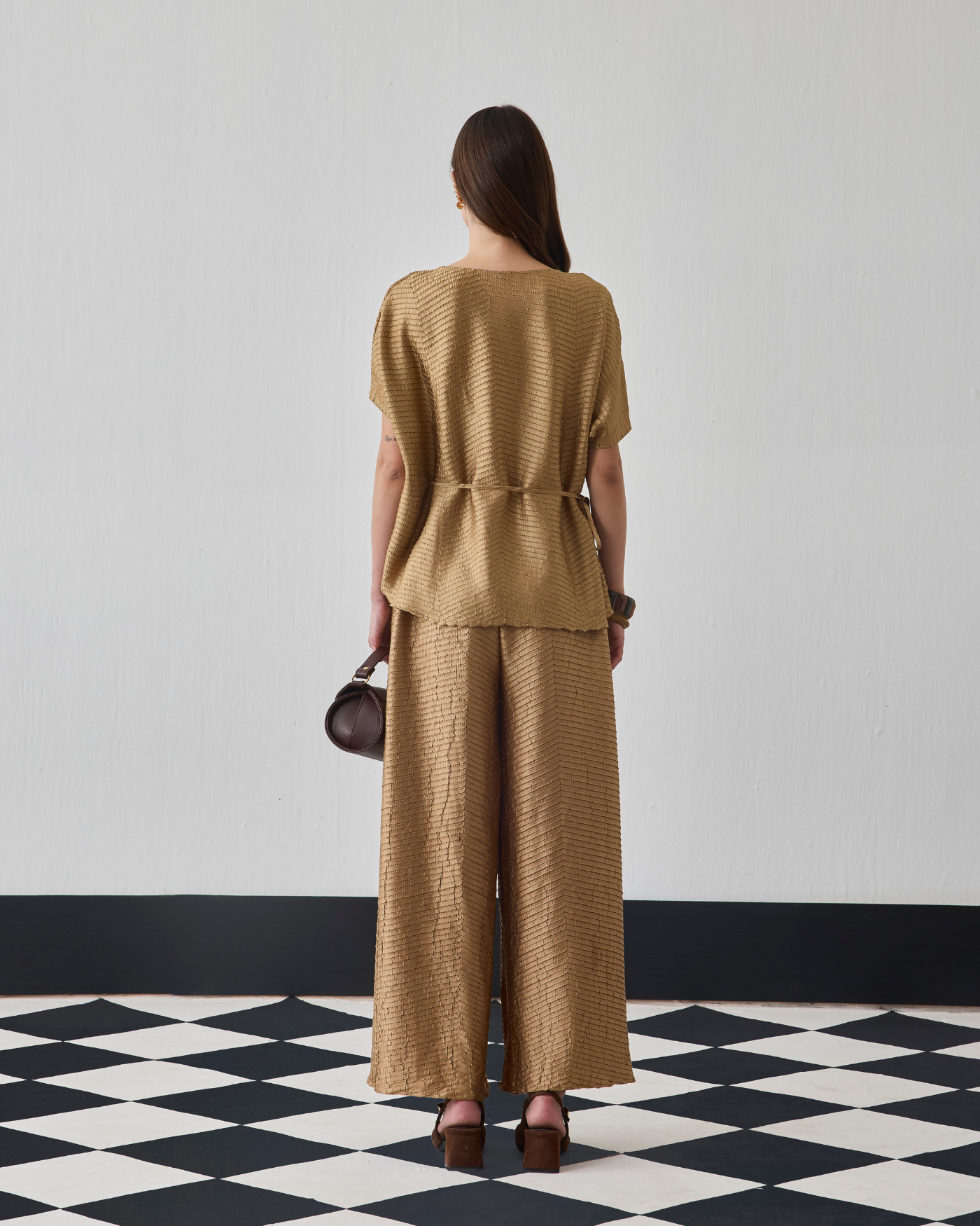 BEIGE ANOK COORD SET
