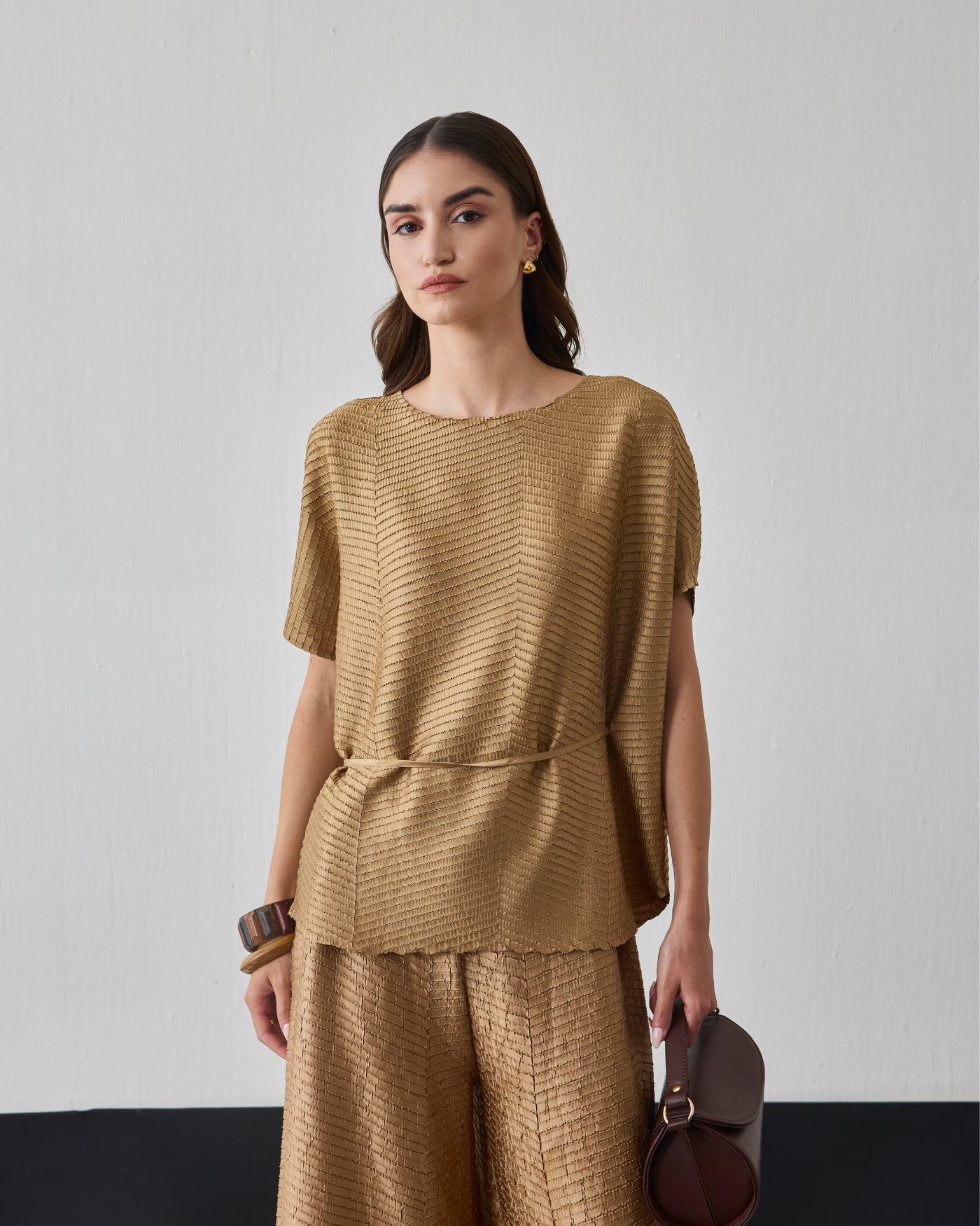 BEIGE ANOK COORD SET