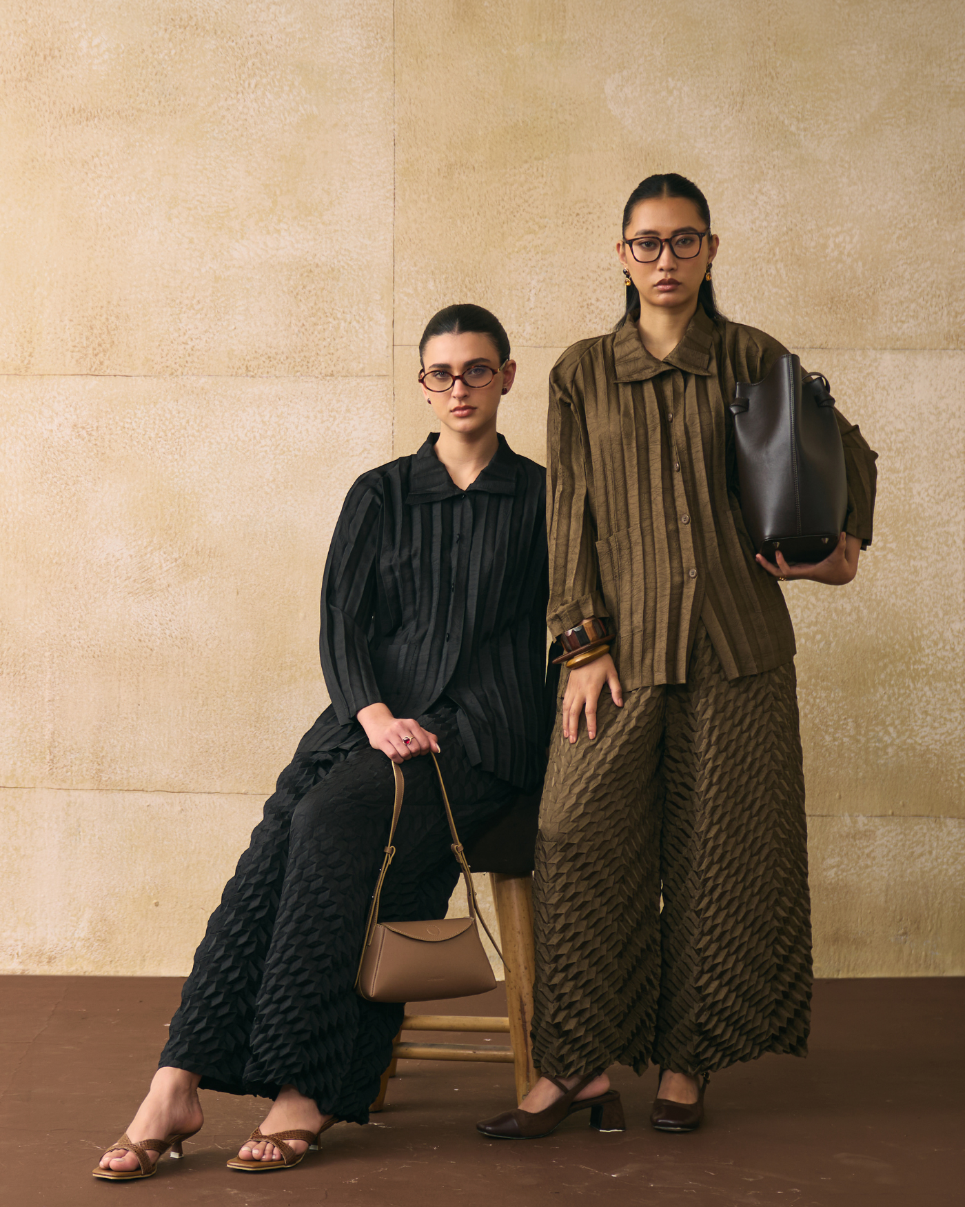 BLACK ANATONI COORD SET