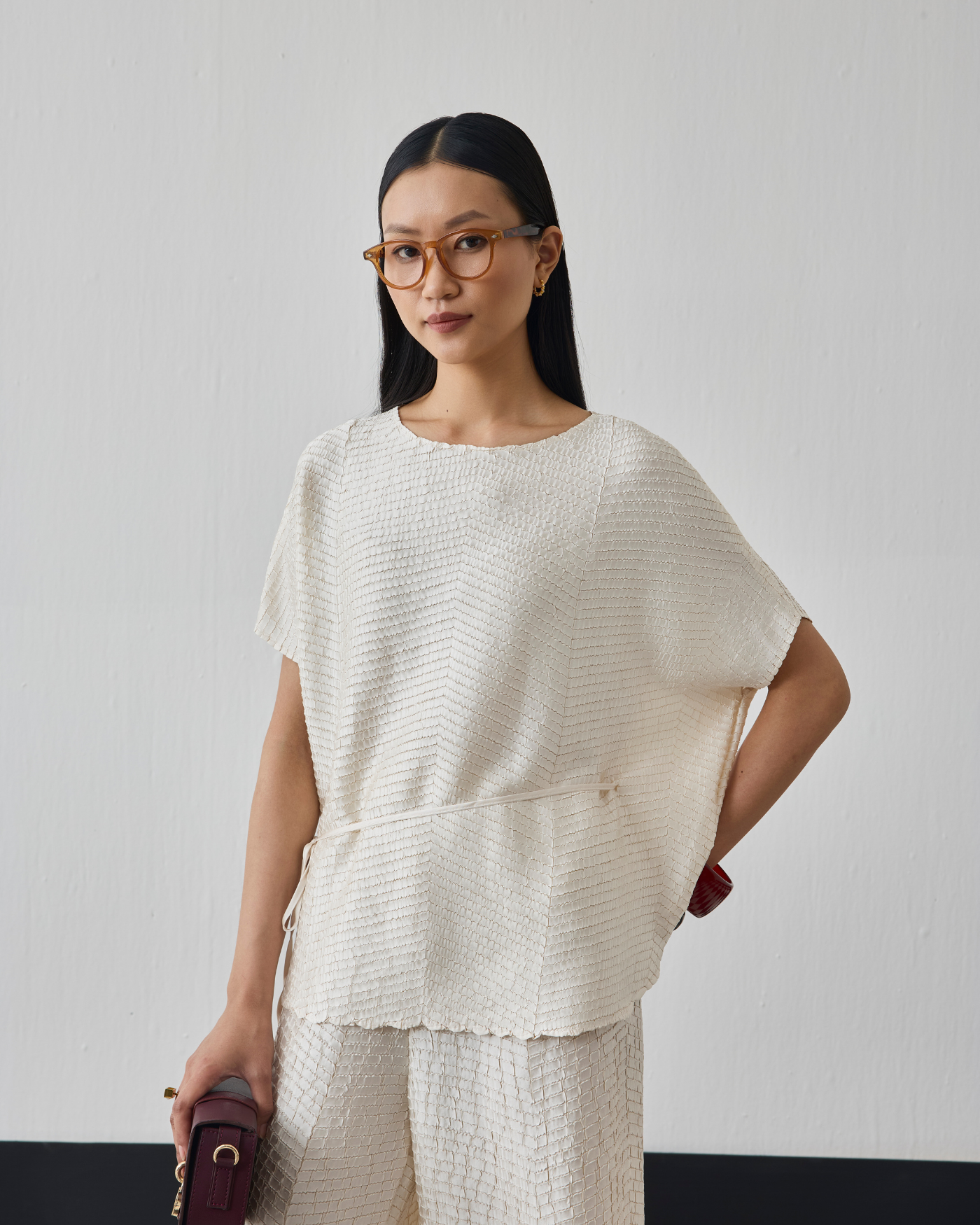 IVORY ANOK COORD SET