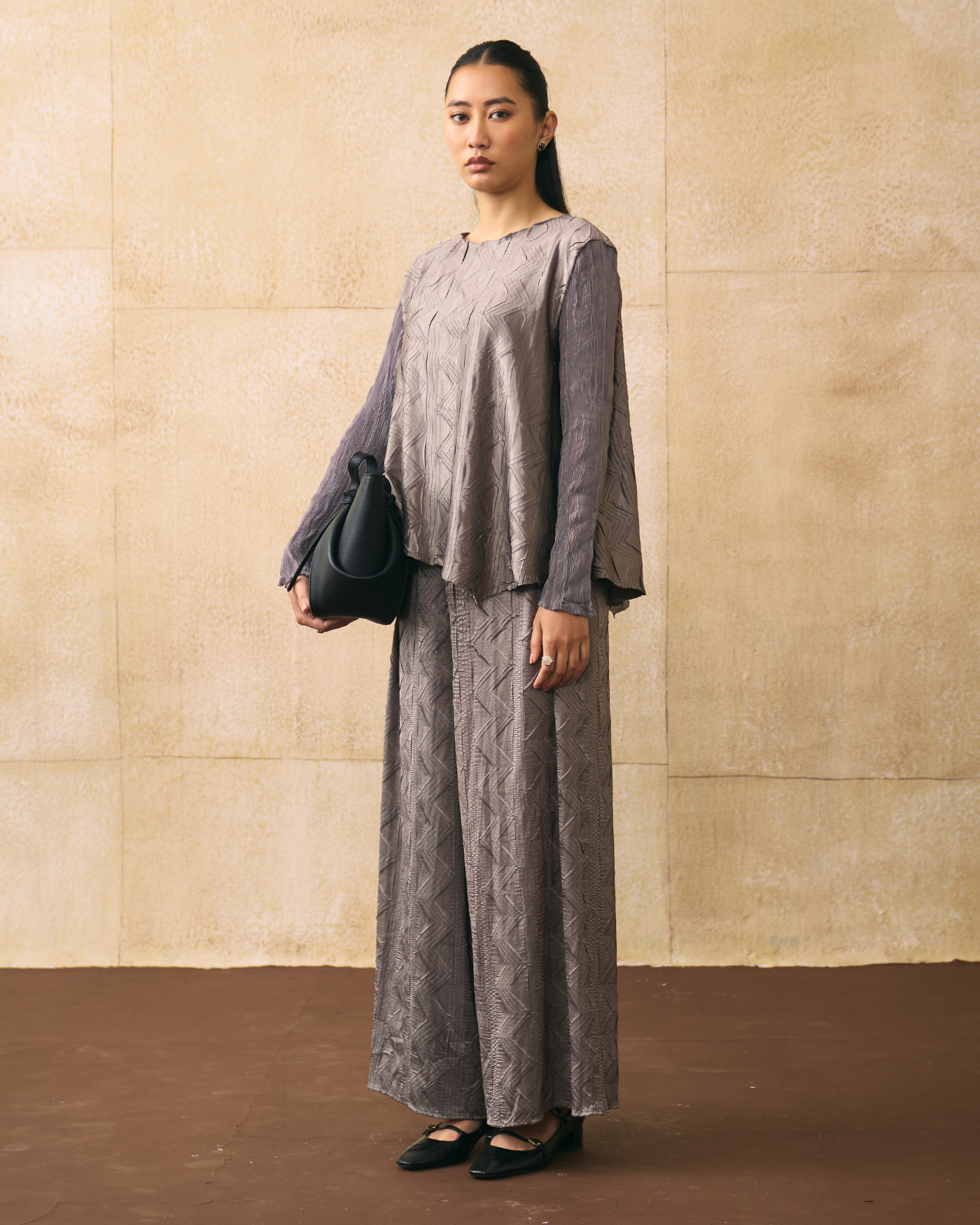 GREY ELINA COORD SET