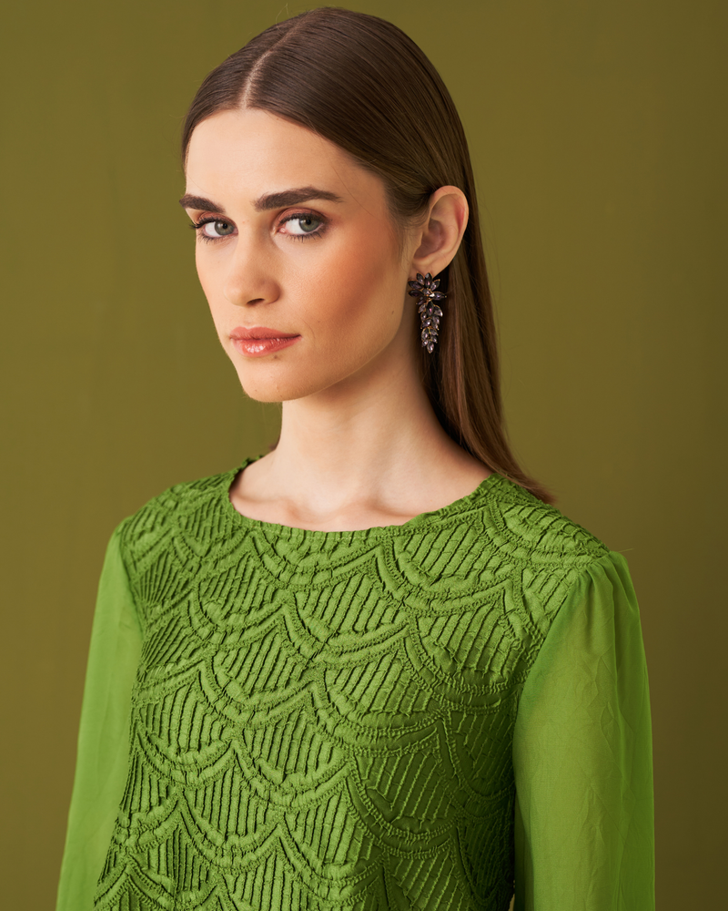 GREEN LYOM TOP