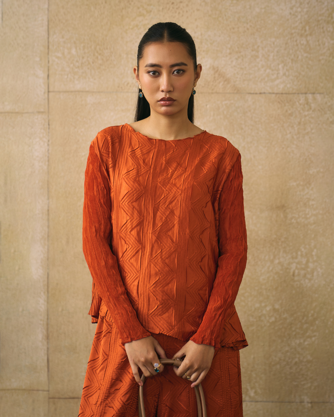 ORANGE ELINA COORD SET