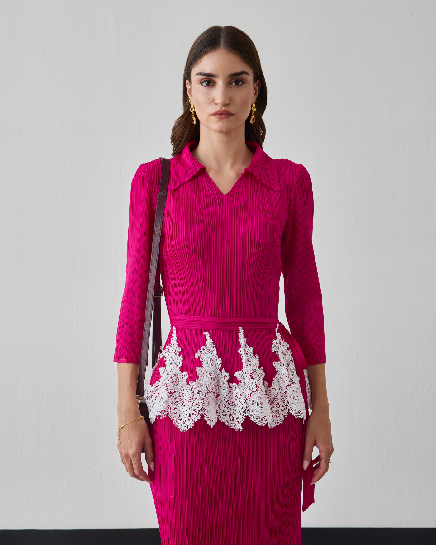 FUSCIA CARLIE SKIRT SET