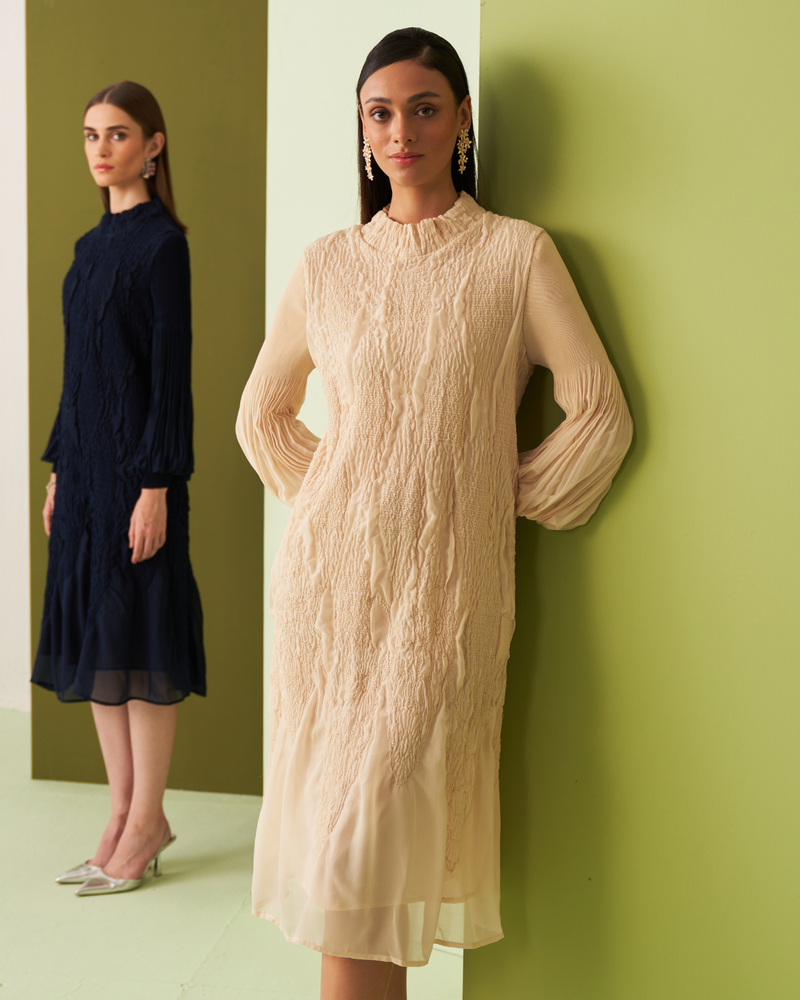 IVORY ASTANA DRESS