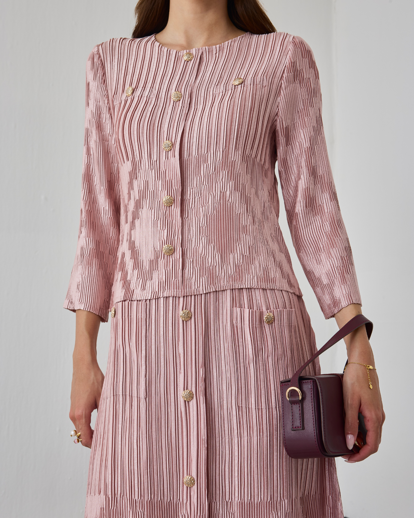 NUDE AMBERY SKIRT SET