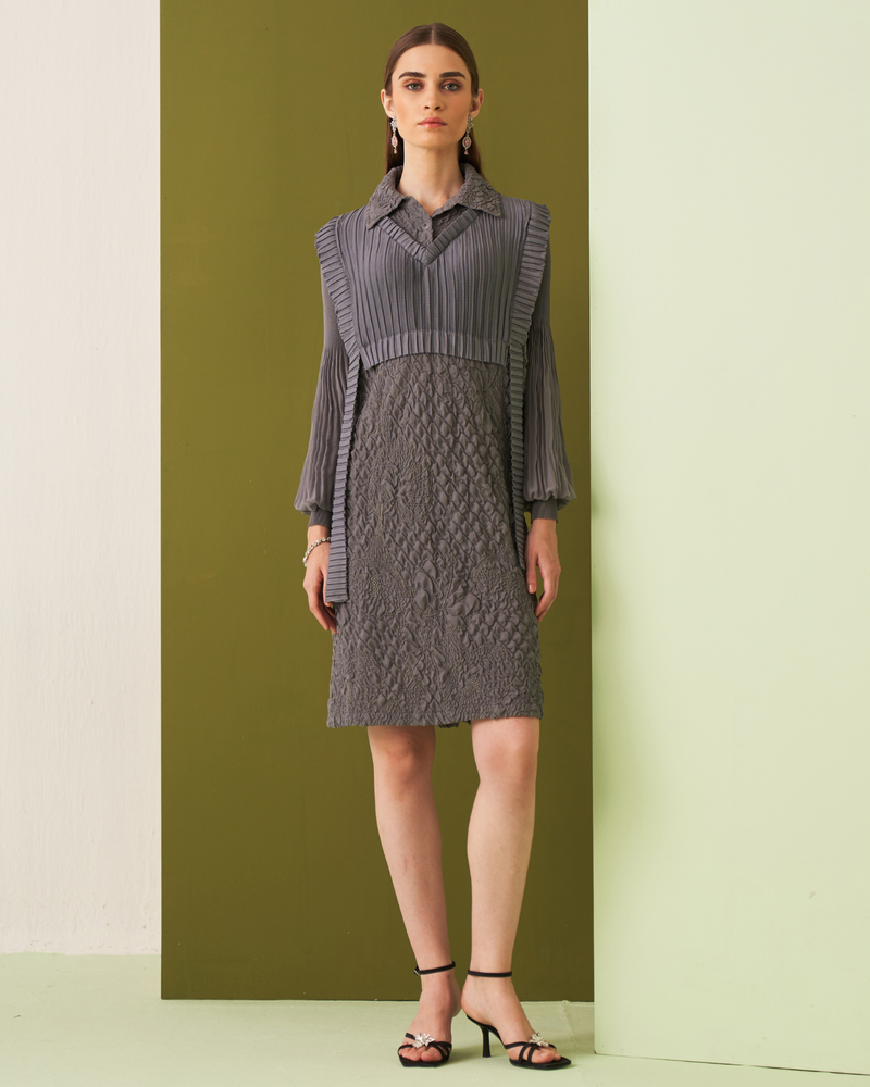 GREY LILLE DRESS