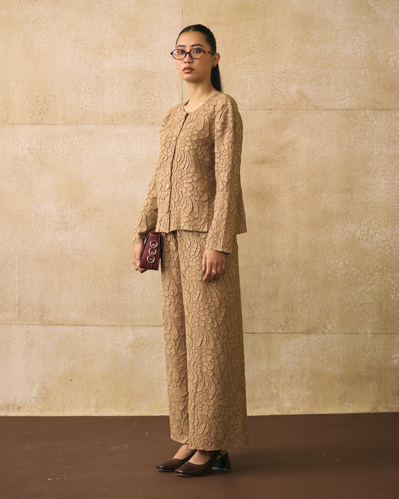 BEIGE ELNIA COORD SET