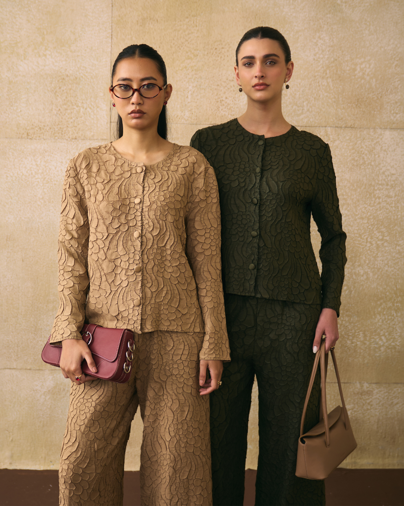 BEIGE ELNIA COORD SET