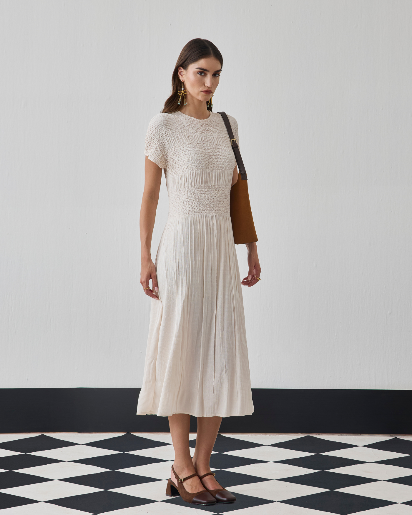 IVORY GISEL DRESS