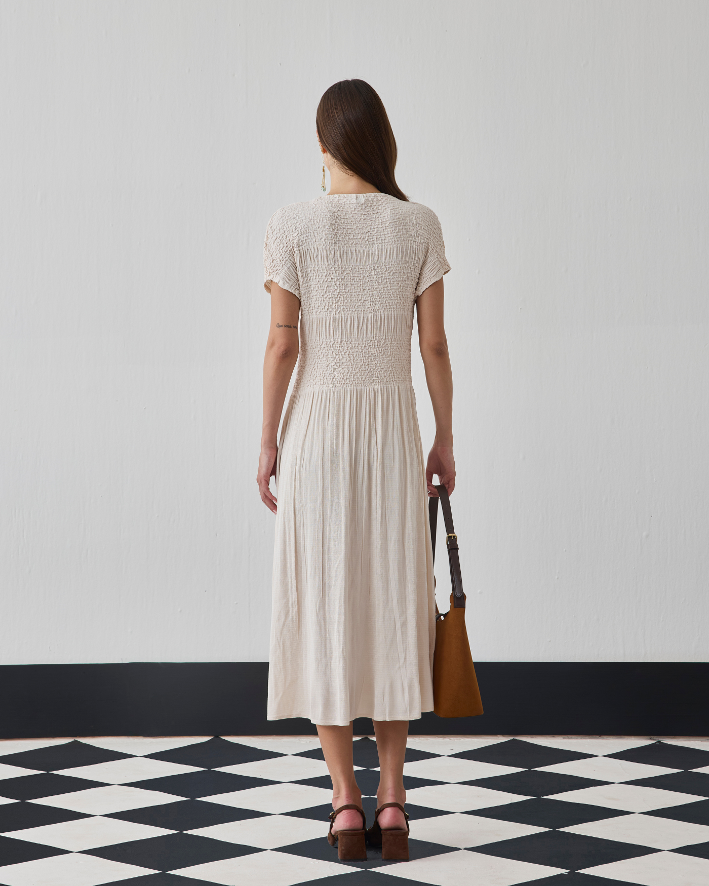IVORY GISEL DRESS