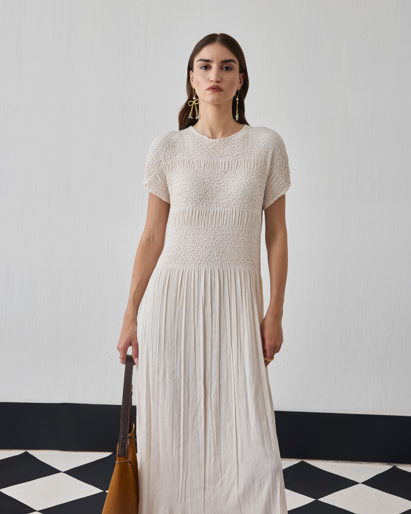 IVORY GISEL DRESS