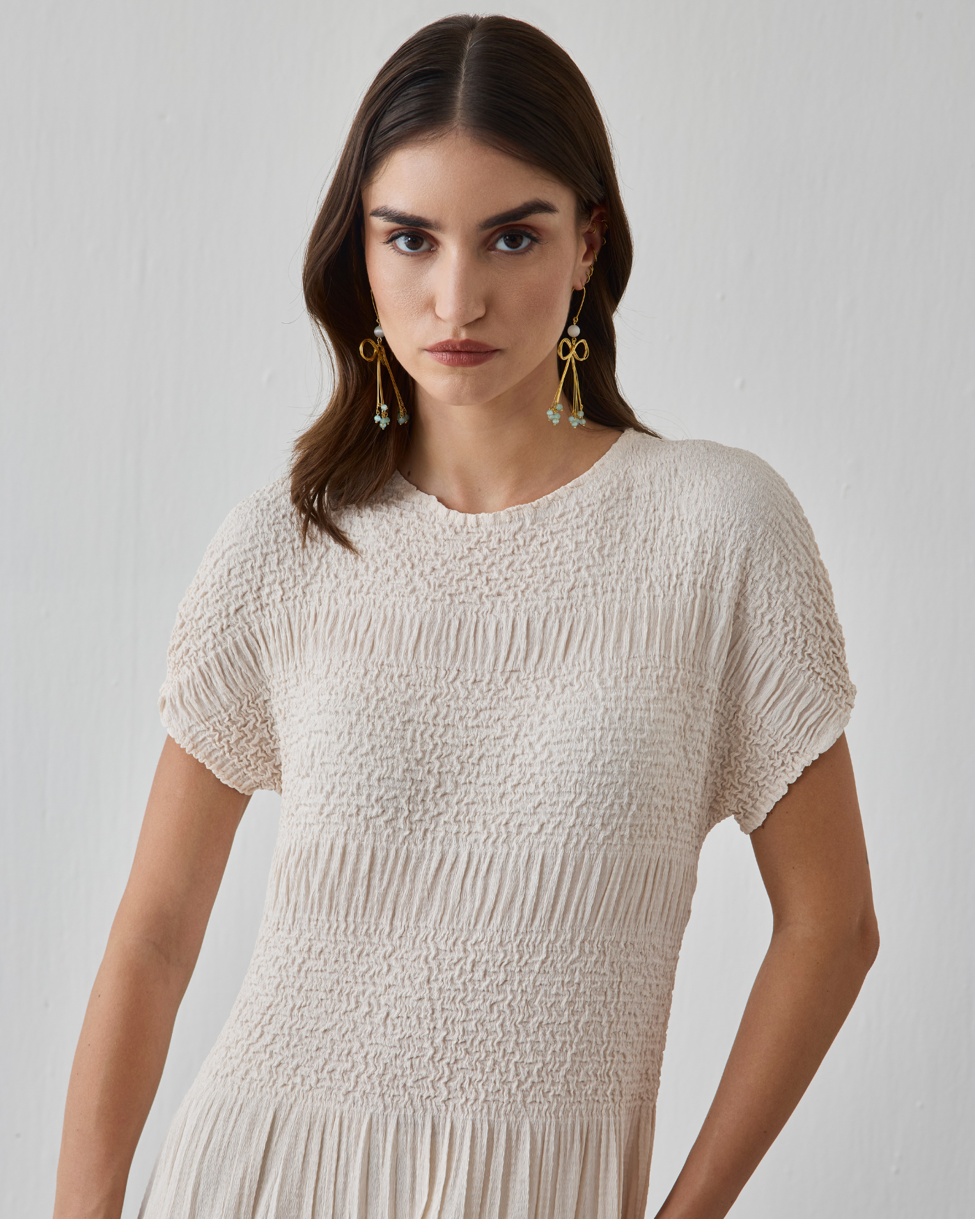 IVORY GISEL DRESS