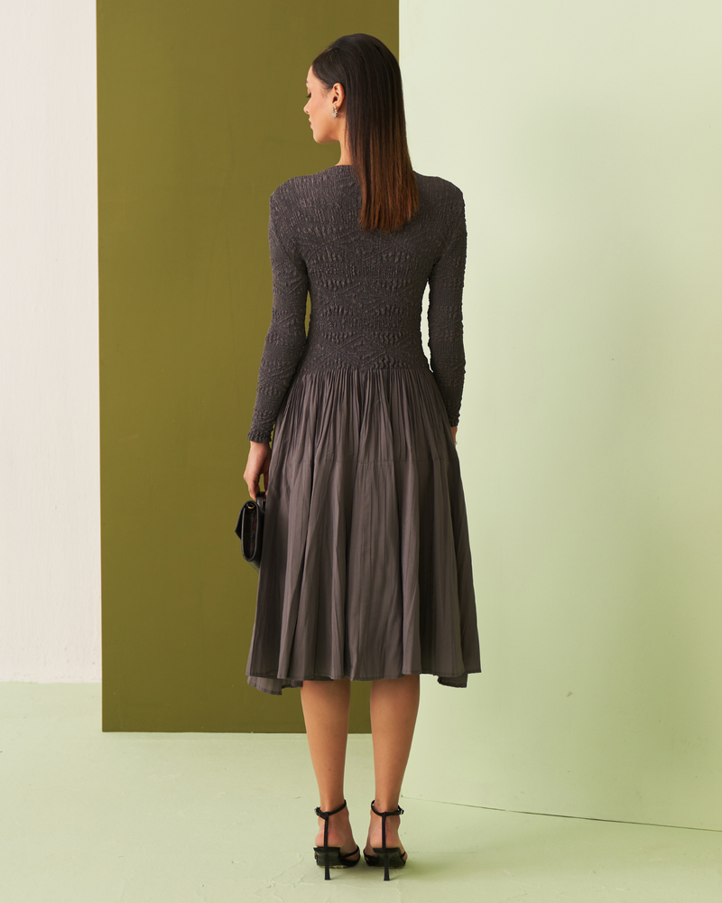 GREY MINSK DRESS