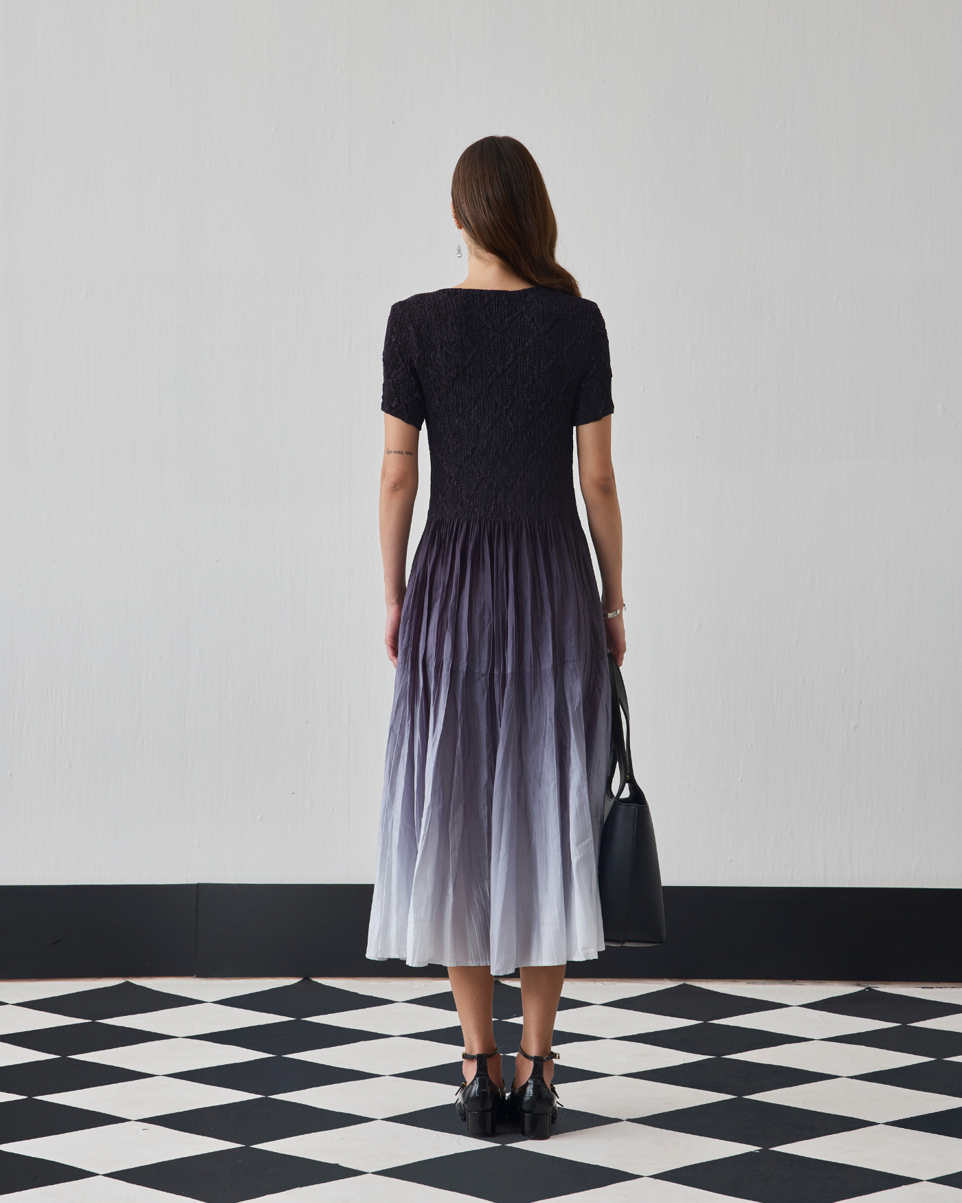 BLACK ALENA DRESS