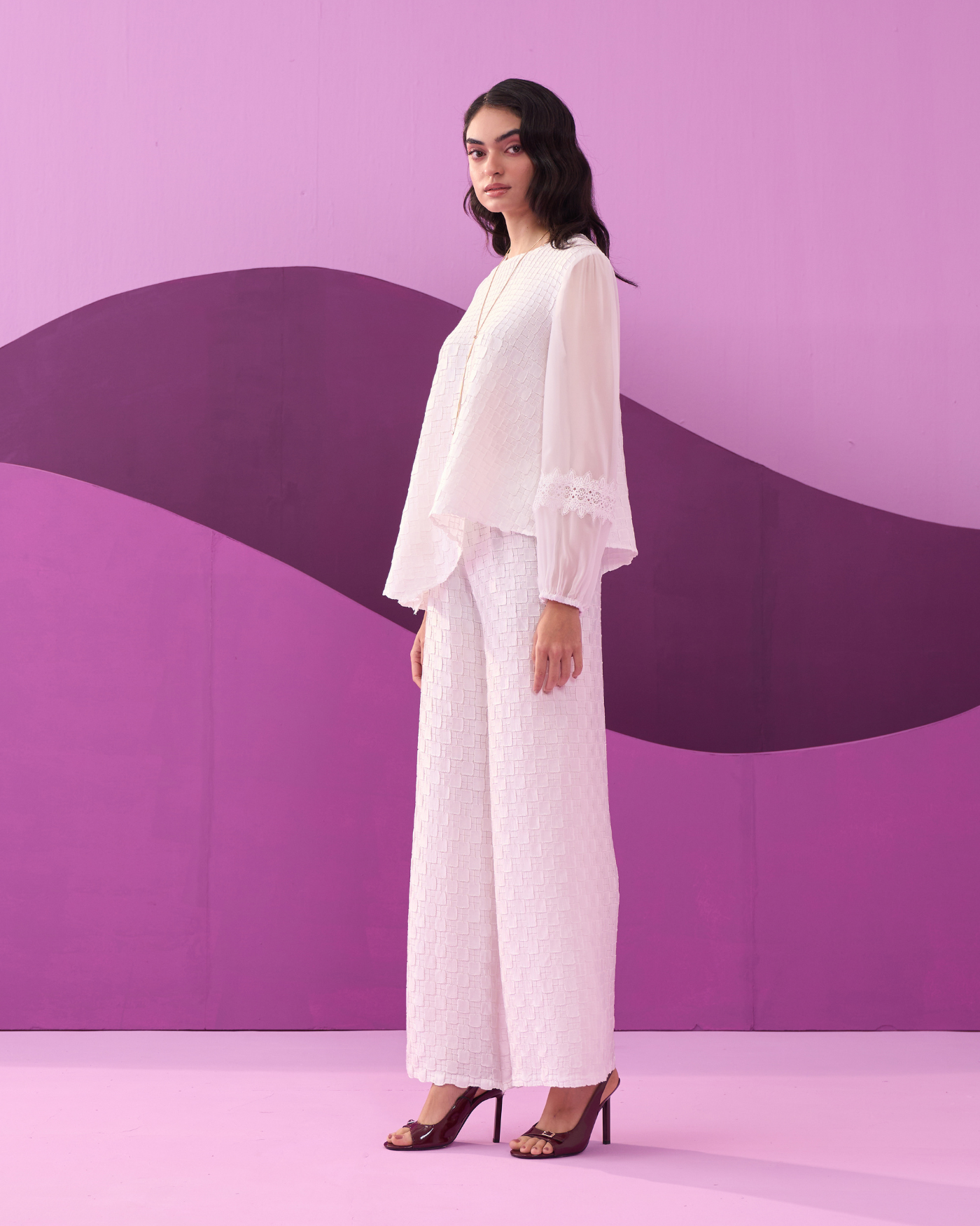 WHITE ALEXA COORD SET