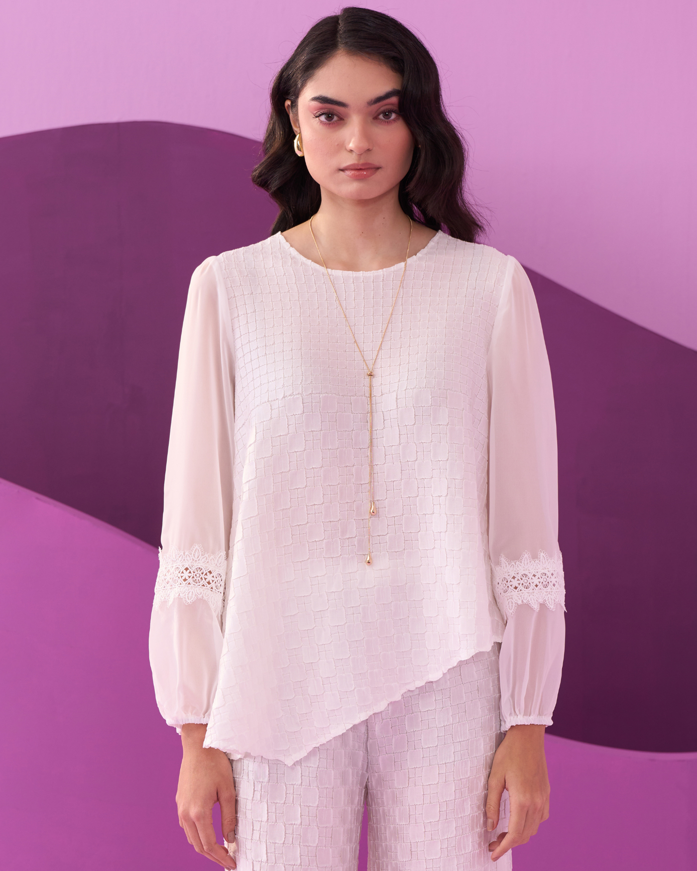 WHITE ALEXA COORD SET