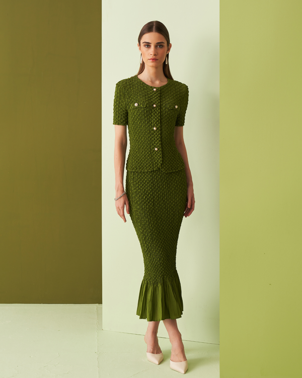 GREEN IZMIR SKIRT SET