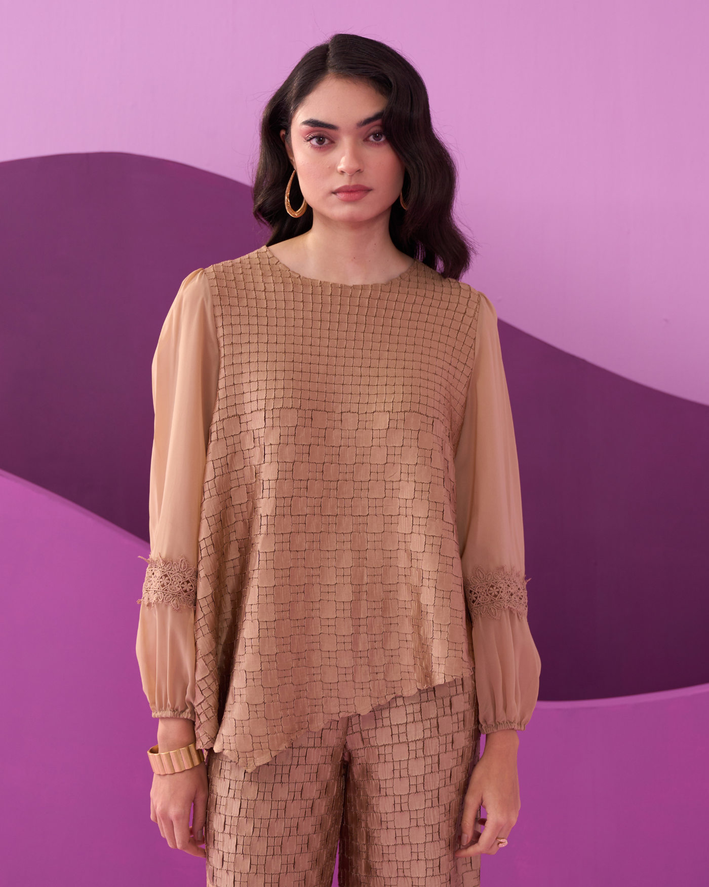 BEIGE ALEXA COORD SET