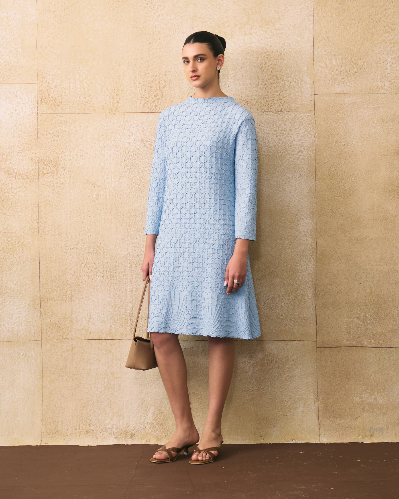 SKY BLUE CORS DRESS