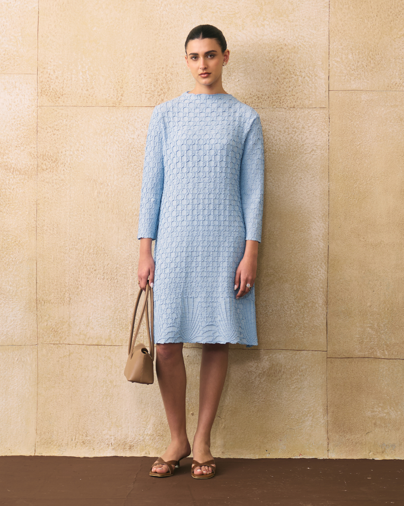 SKY BLUE CORS DRESS