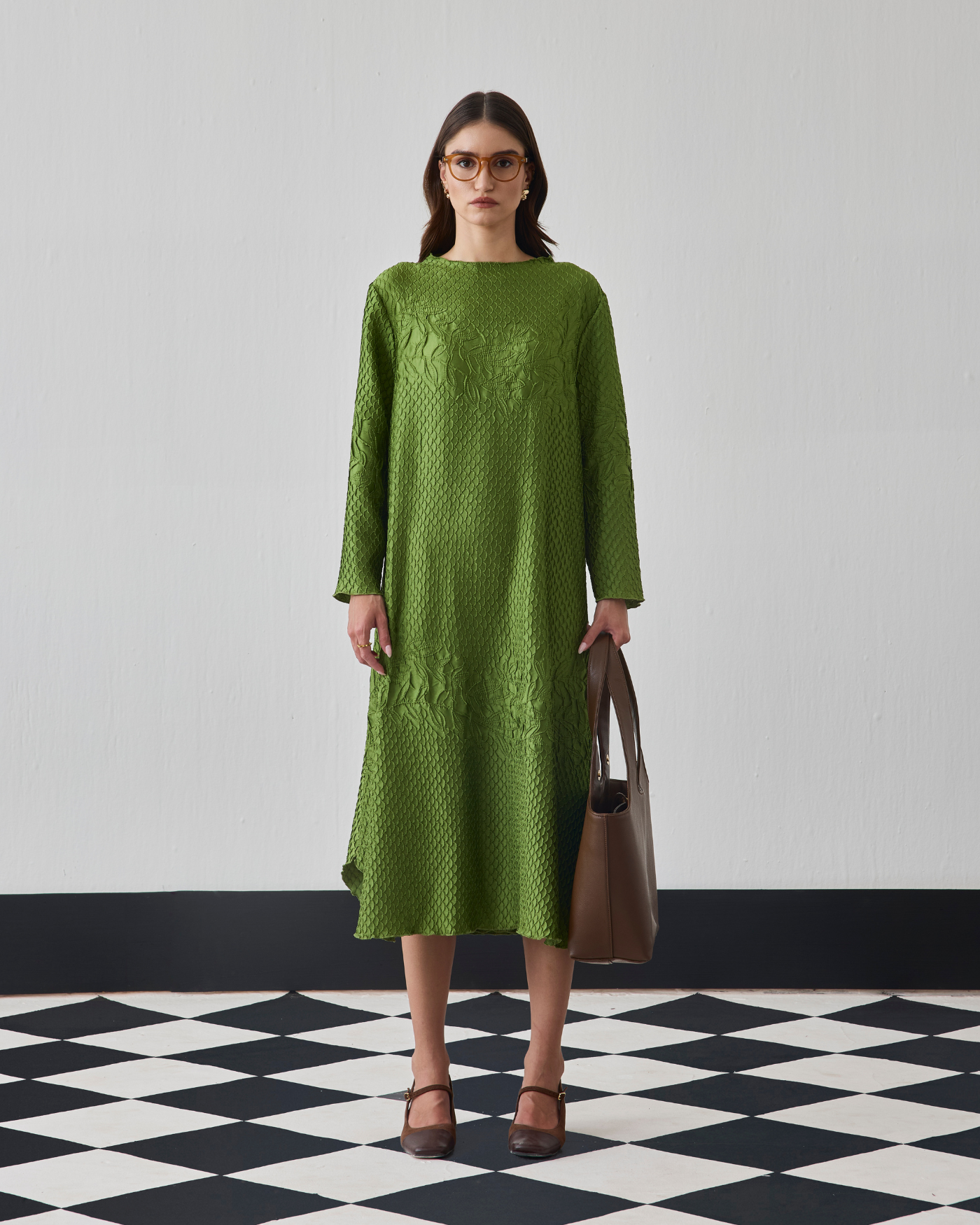 GREEN LILITS DRESS
