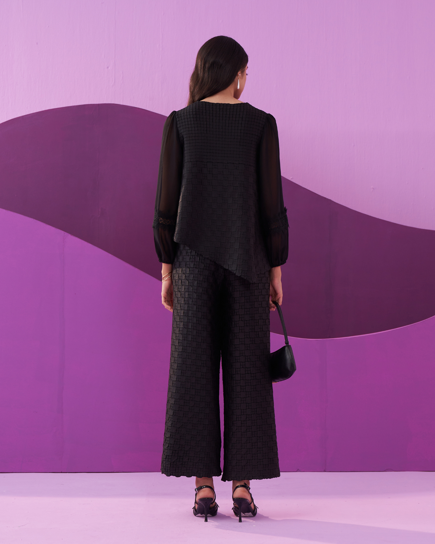 BLACK ALEXA COORD SET