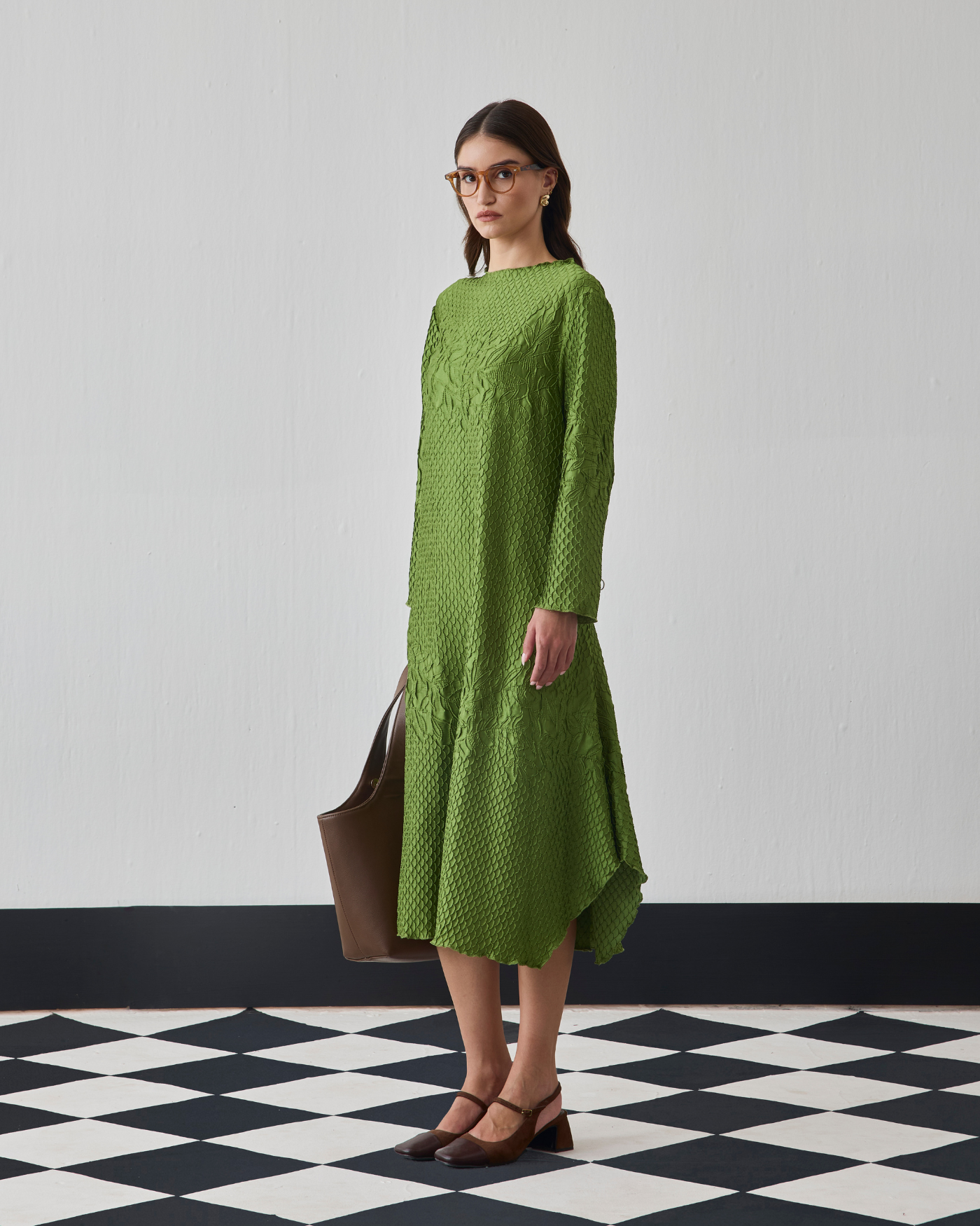 GREEN LILITS DRESS