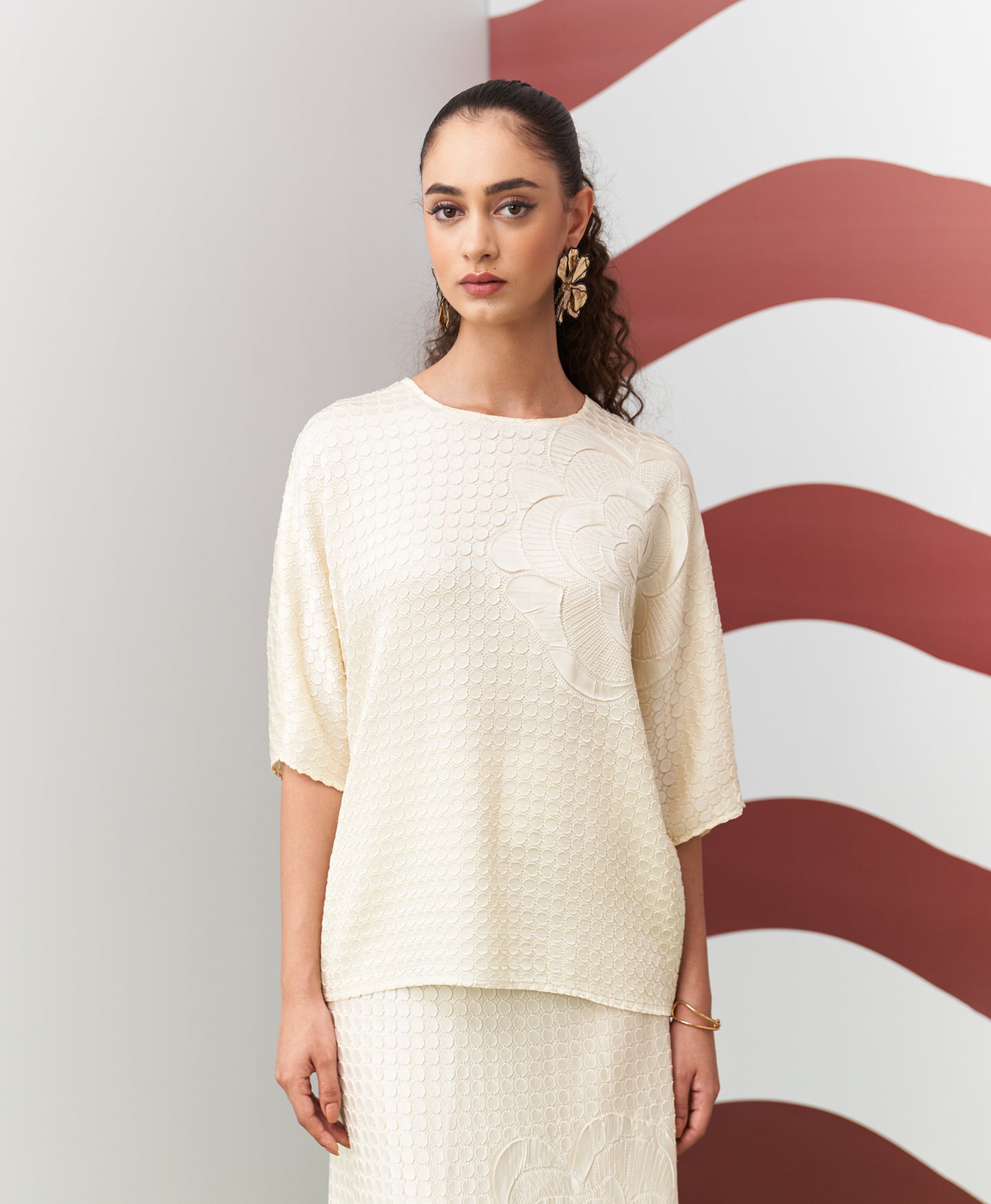 IVORY ANABEL SKIRT SET