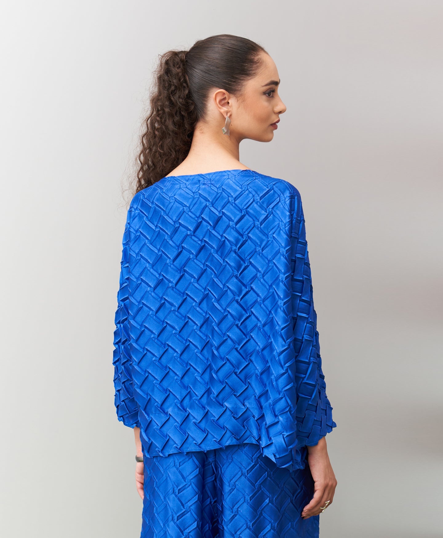 BLUE CHIBAS COORD SET