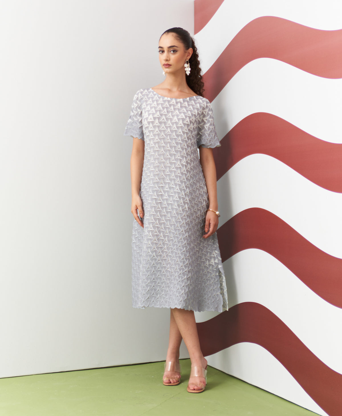 GREY SHINORI DRESS
