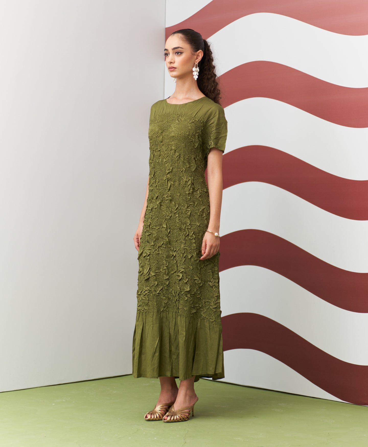 GREEN NAPORI DRESS